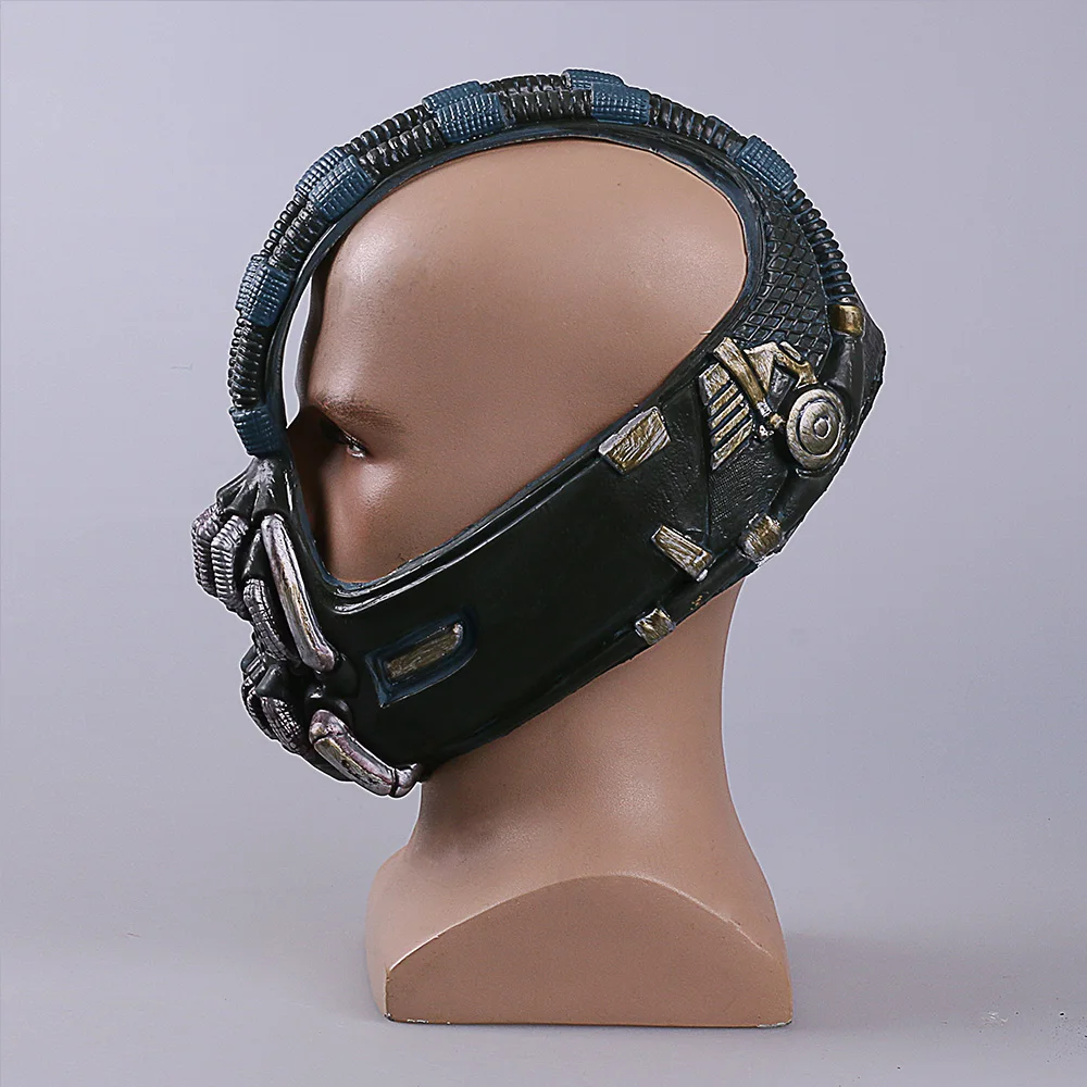 Cos Bane Masks Batman Movie Cosplay Props The Dark Knight Latex Mask Fullhead Breathable for Halloween (4)