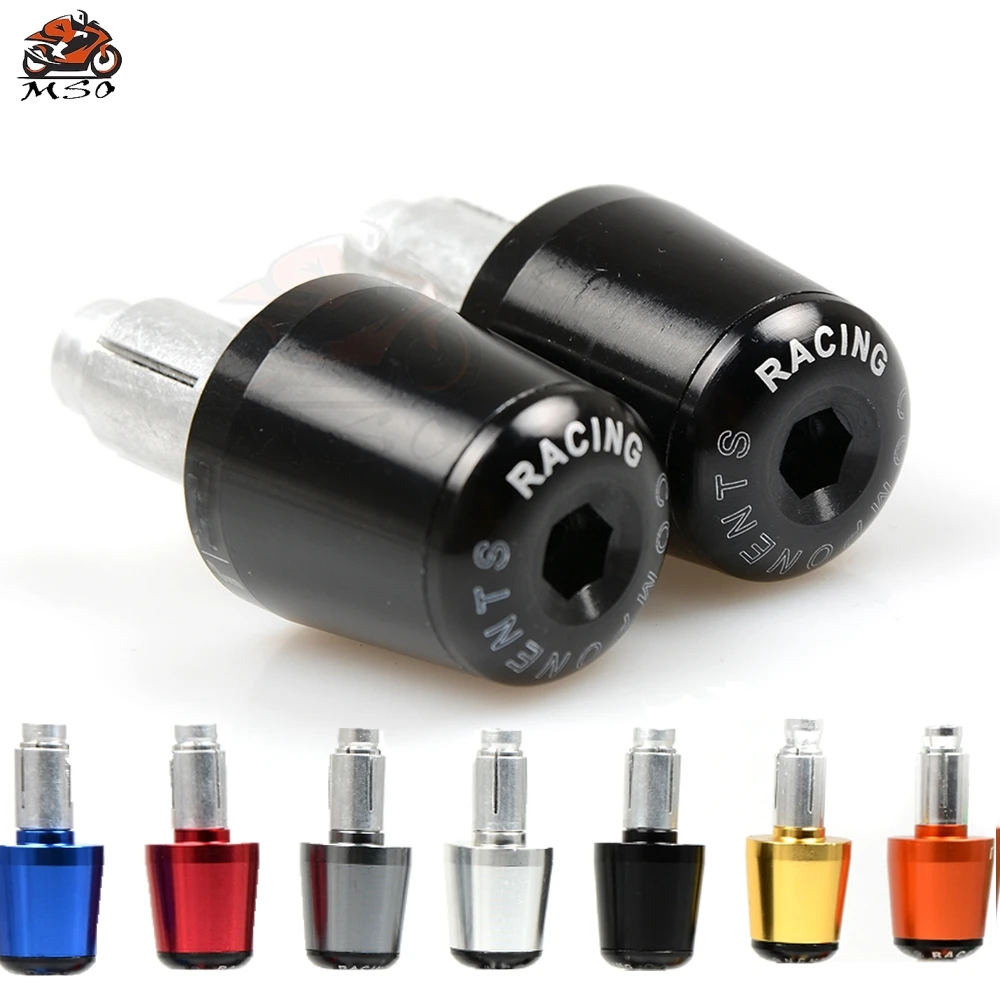 

7/8''22 mm universal CNC motorcycle counterweight handlebar grips hand ends cap for yamaha fzs1000 fzs 1000 FZ1 FZ6 FZ-07 FZ8