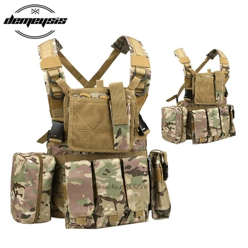 

Multicam RRV Tactical Vest Nylon Molle Camouflage Vest Airsoft Tactial Gear Police Paintball Wargame Wear Body Armor