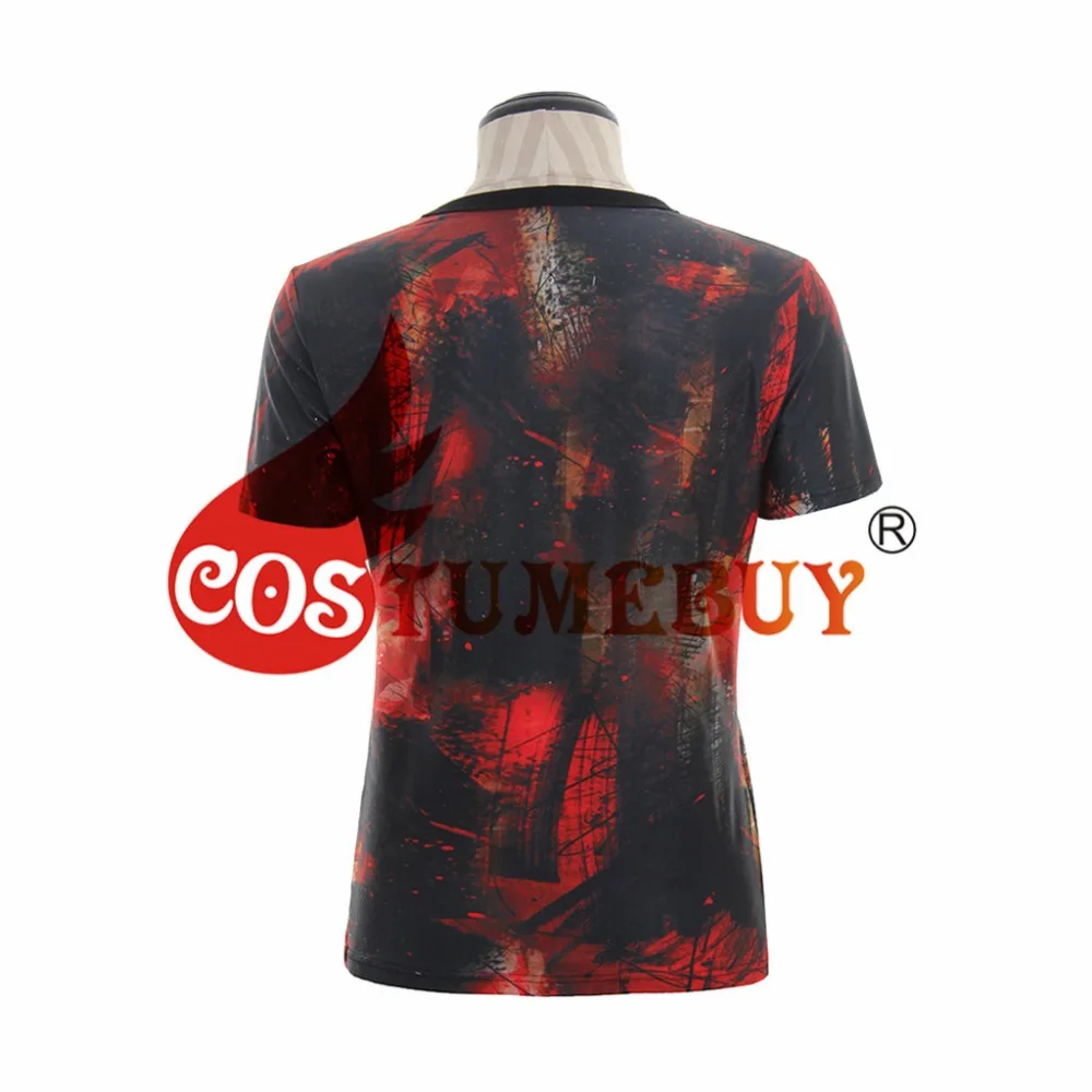 Costumebuy Стивена Кинга это Джокера клоун из фильма ужасов футболка страшно Джокер Рубашка с короткими рукавами футболка L920