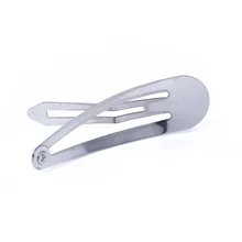 CQMF 20x49 мм металлик Valletta заколка для волос Серебряный Цвет Горячая Распродажа