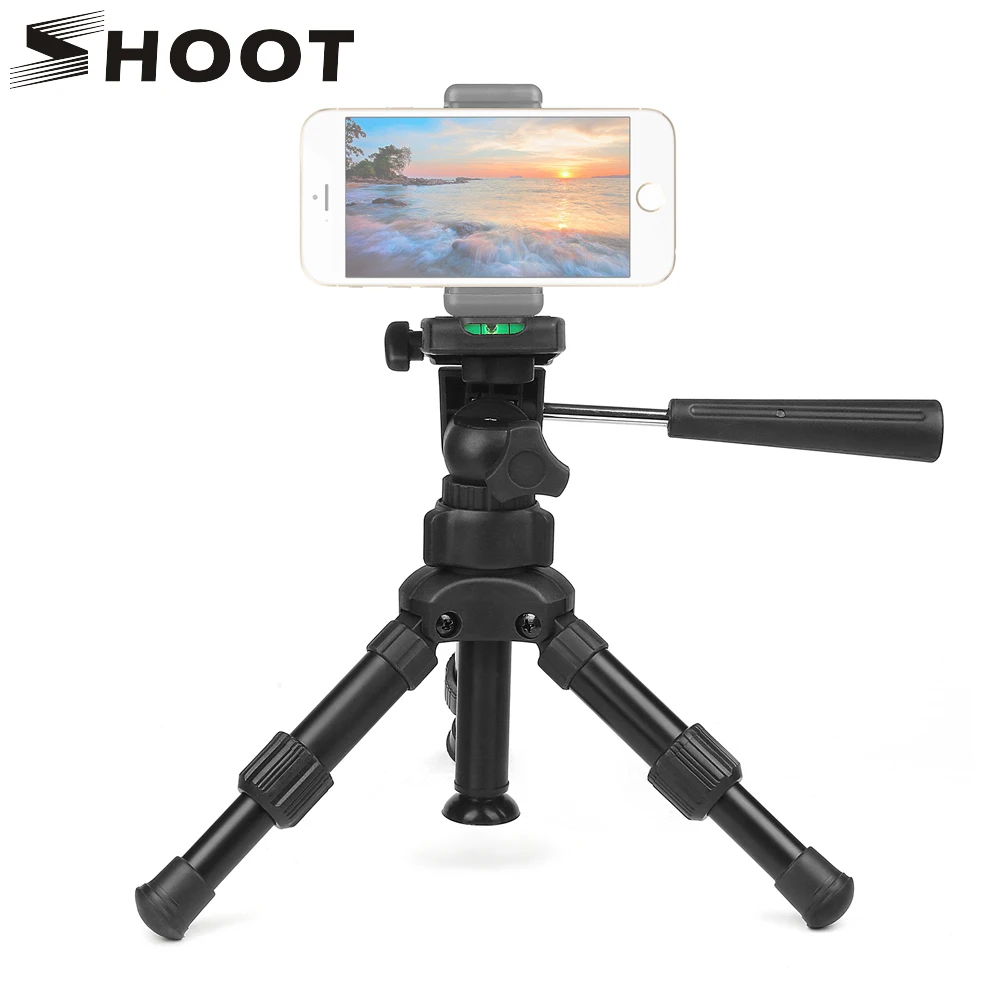

SHOOT Low Angle Portable Macro Shooting Camera Tripod Flexible 3-way Table Lightweight Mini Tripod for Canon Nikon DSLR Camera