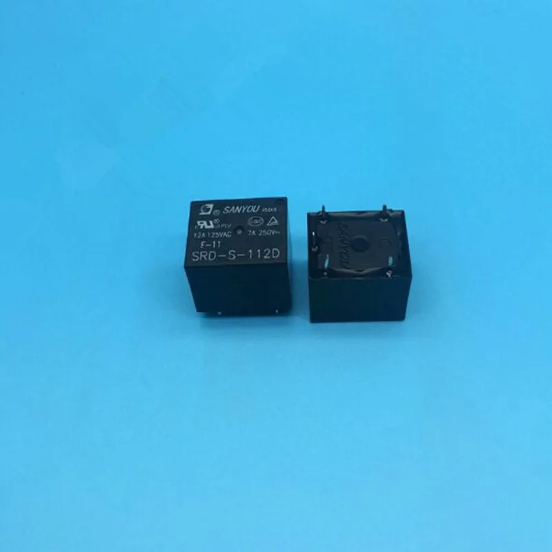 

SRD-S-112D 12VDC 10A 250VAC SANYOU RELAY 1 From C New and original