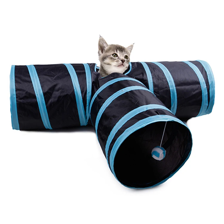 Acheter Tunnel De Jeu Pour Chats Pliable 3 Trous Tunnel Pour Chat Pour Animaux De Compagnie Jouets En Plein Air Chats Formation Jouet Chaton Lapin Drole Chat Tunnel Maison Jouets 35 De Acheter Tunnel De Jeu Pour Chats Pliable 3 Trous Tunnel Pour Chat Pour Animaux De Compagnie Jouets En Plein Air Chats Formation Jouet Chaton Lapin Drole Chat Tunnel Maison Jouets 35 De