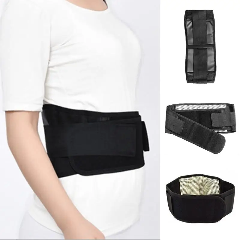 

Fitness Waist Brace Tourmaline Self-heating Magnetic Therapy Waist Protection Belt Lumbar Back Waist Support Banded Lumbar #125