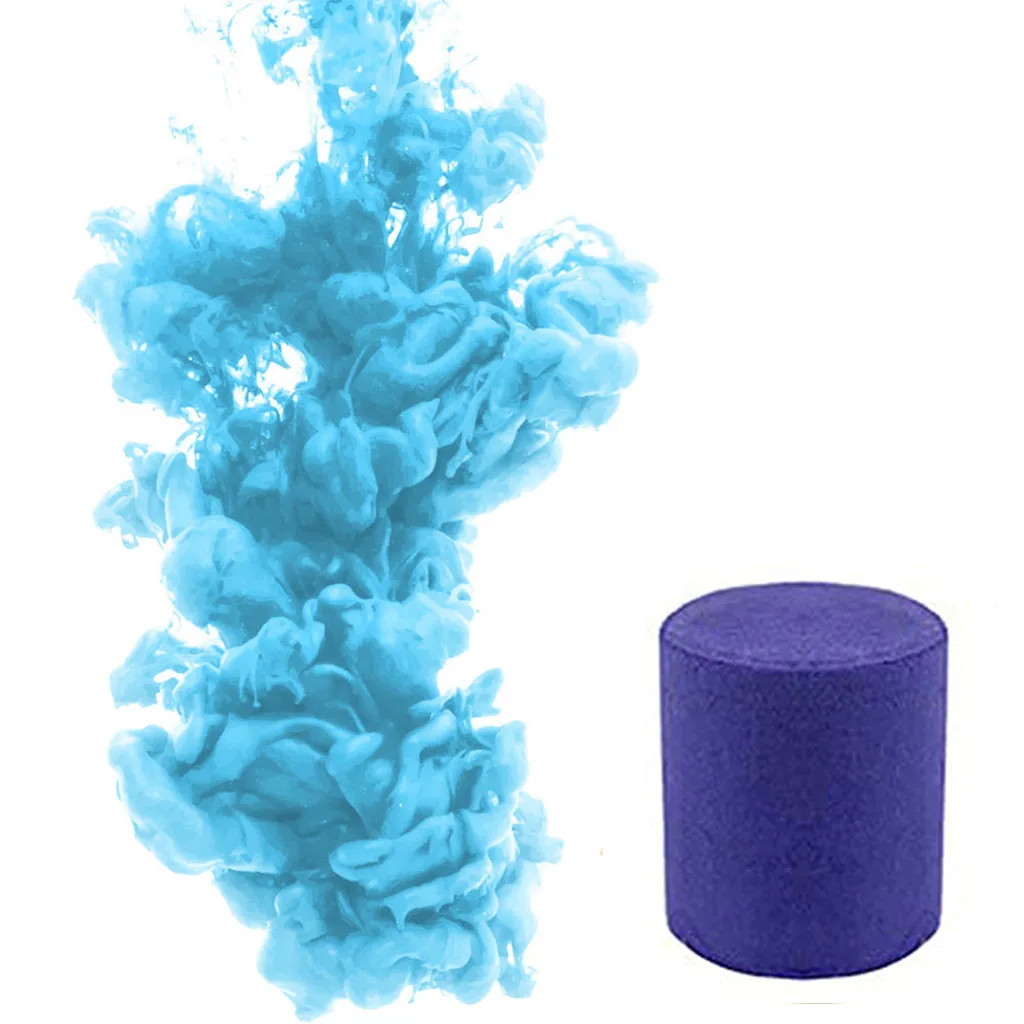 1/6 шт. дым торт красочный эффект дыма показать Круглый Бомба фотосъемка театральных постановок помощи горения 1 минуту Высокое качество Дым торт - Цвет: Blue