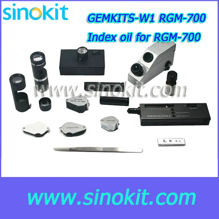 Free Shipping Gem Refractometer Rgm700/polariscope/dark Field Loupe