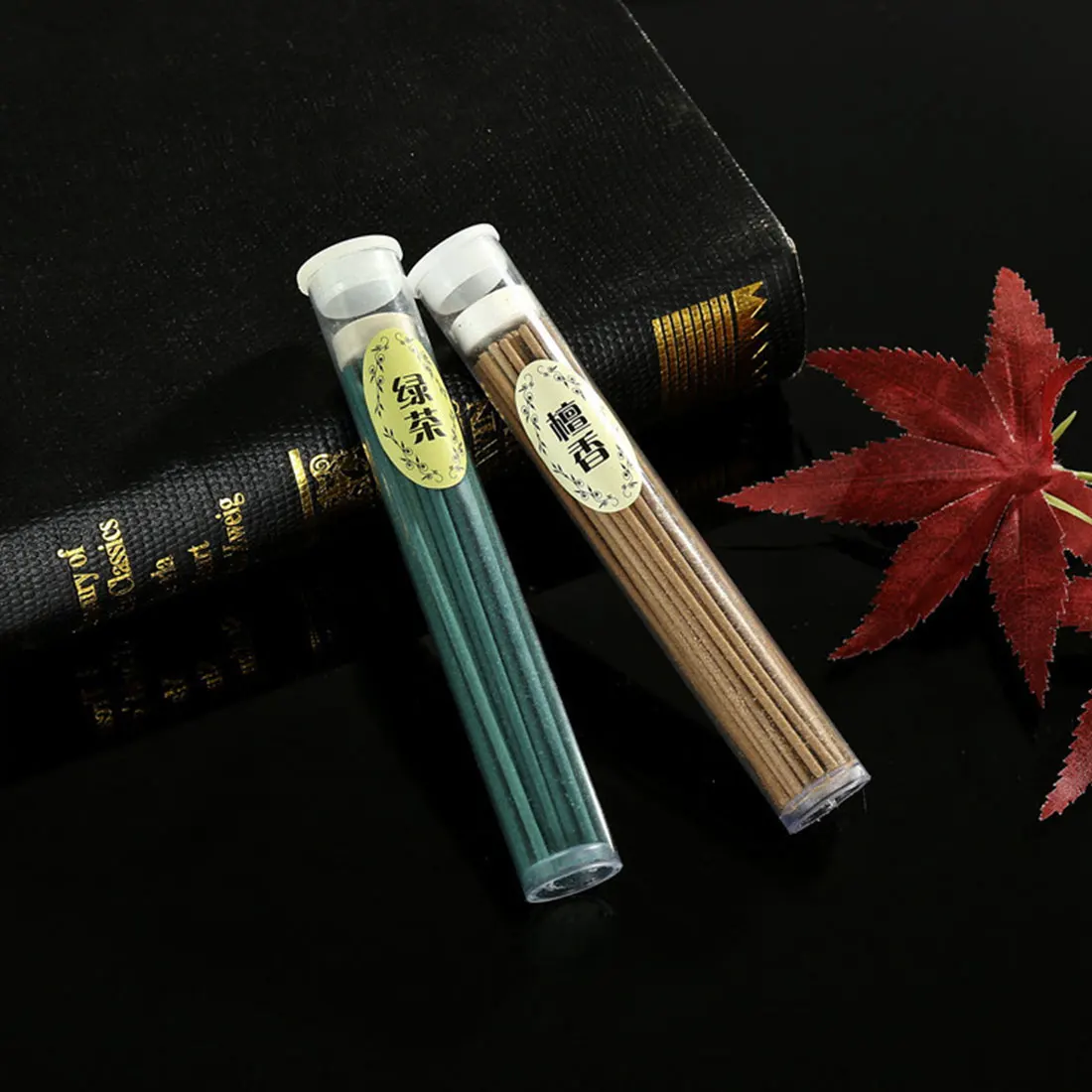 

Burning incense stick aromatherapy green tea aromatherapy incense incense burner sandalwood indoor natural aromatherapy 50 stick