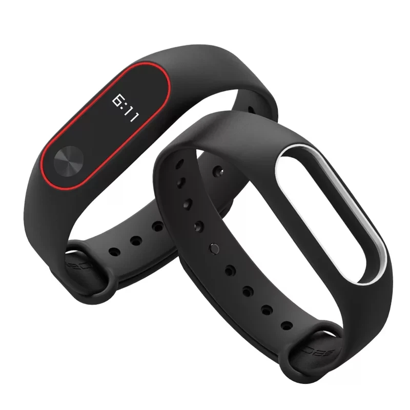 Rovtop модные браслеты для Xiaomi Mi Band 2 спортивные часы ремешок силиконовый на