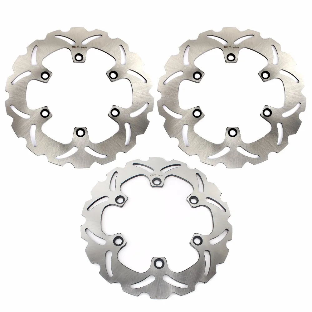 BIKINGBOY Front Rear Brake Disks Discs Rotors Wave For KAWASAKI GPZ 1000 RX ZXT00A 1986 1987 1988 1989 86-89 | Автомобили и
