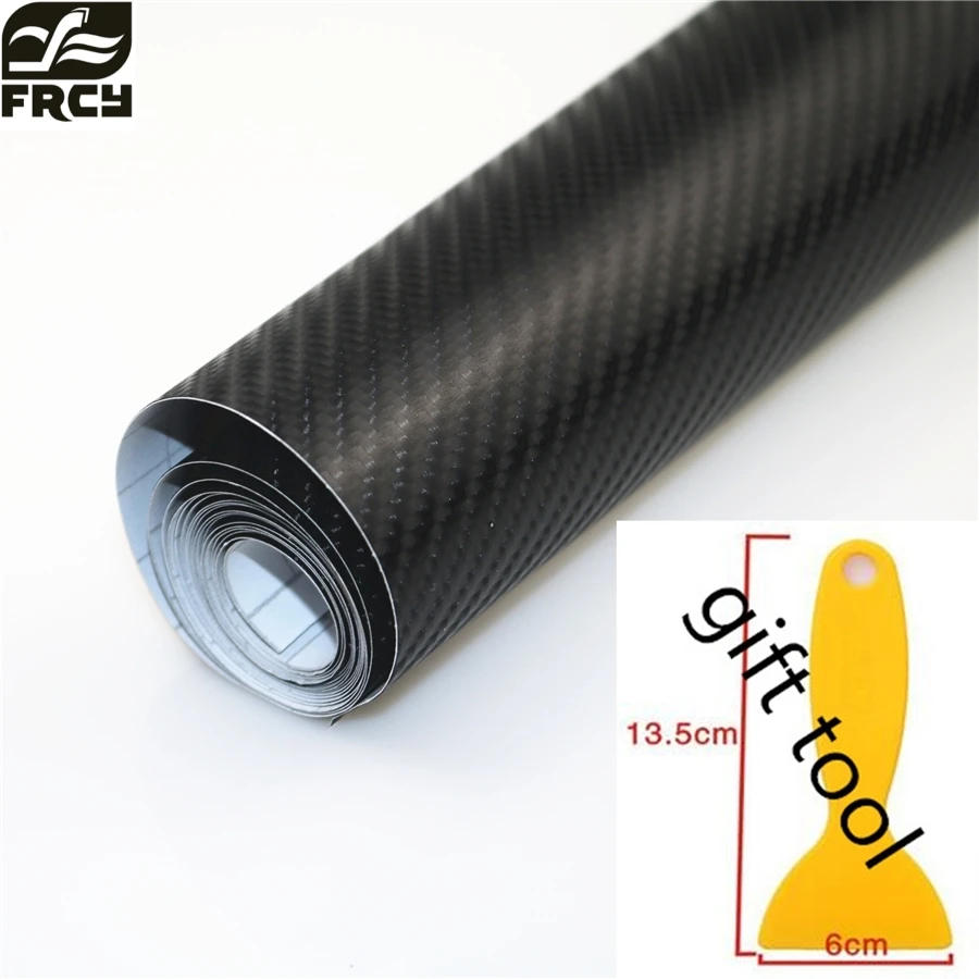 

30X152CM GIFT TOOL 4D Carbon Fiber stickers For VW Polo Ford Kuga HONDA Cruze Peugeot Toyota Rav4/Corolla Opel M kia rio audi