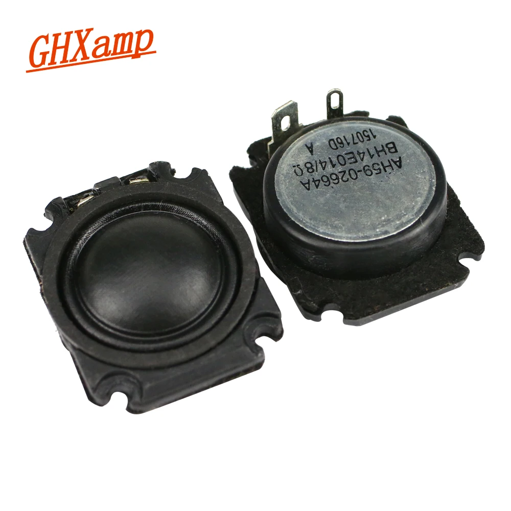 

GHXAMP 1 Inch Tweeter Speaker Unit Neodymium 8ohm 10W Silk film Portable Treble loudspeaker 2pcs