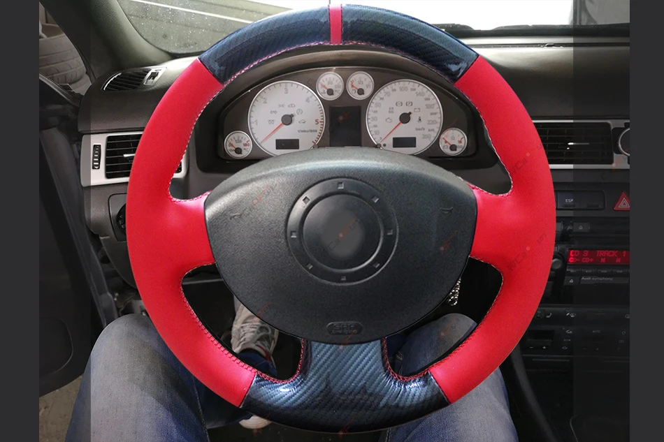 Car Steering Wheel Cover for Renault Megane 2 2006