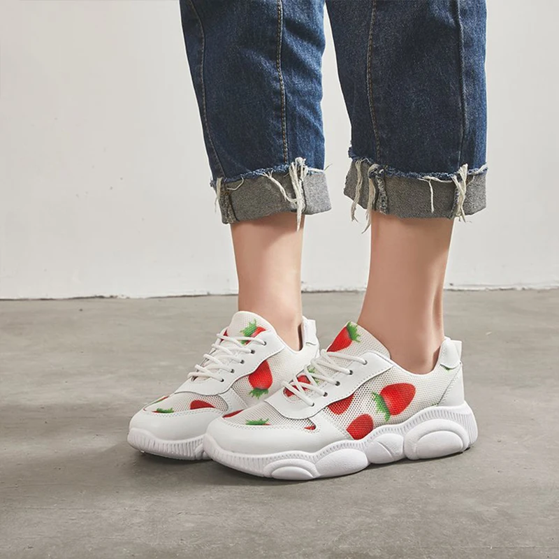 

High Quality Spring Autumn Fashion Women Casual Shoes Platform Shoes Women Sneakers Ladies Trainers Chaussure Femme Shoes Woman