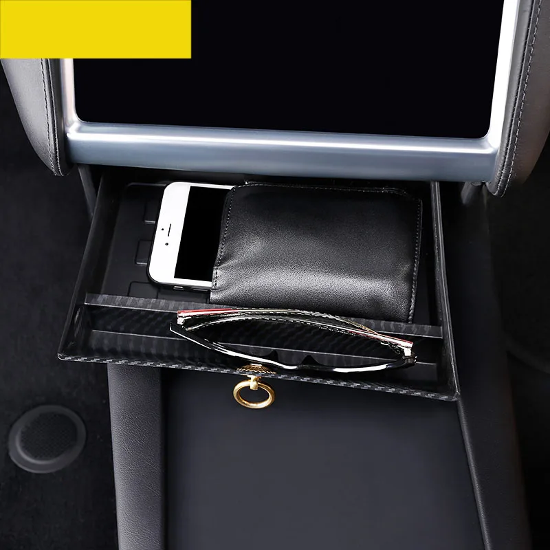 

lsrtw2017 abs car center armrest storage plate for tesla model s model x 2015 2016 2017 2018 2019 75d 100d 90d