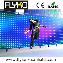 Flyko P8 полноцветный для помещений светодиодный занавес сцены Экран