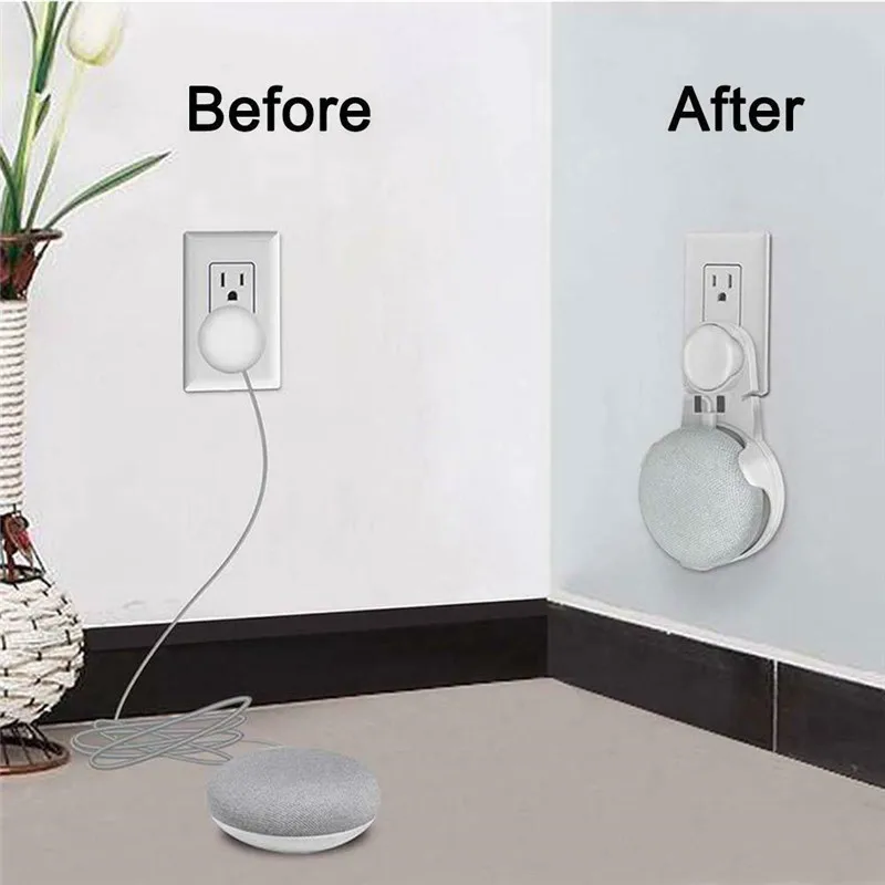 Настенный держатель из АБС пластика вешалка подставка для Google Home мини голосовые