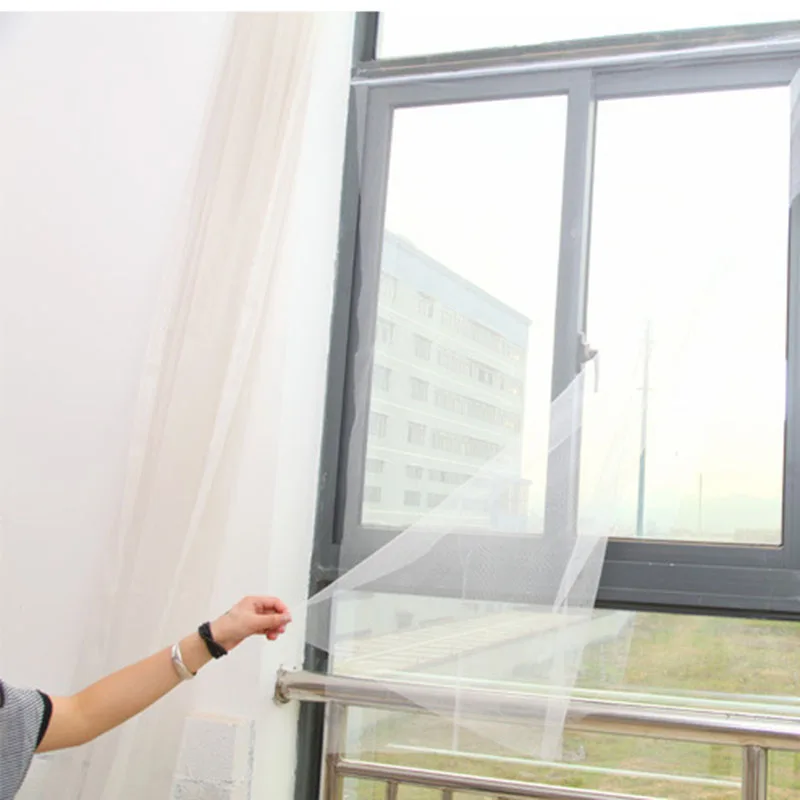 

Insect Screen Window Netting Kit Fly Bug Wasp Mosquito Curtain Mesh Net Cover Insect Window Net