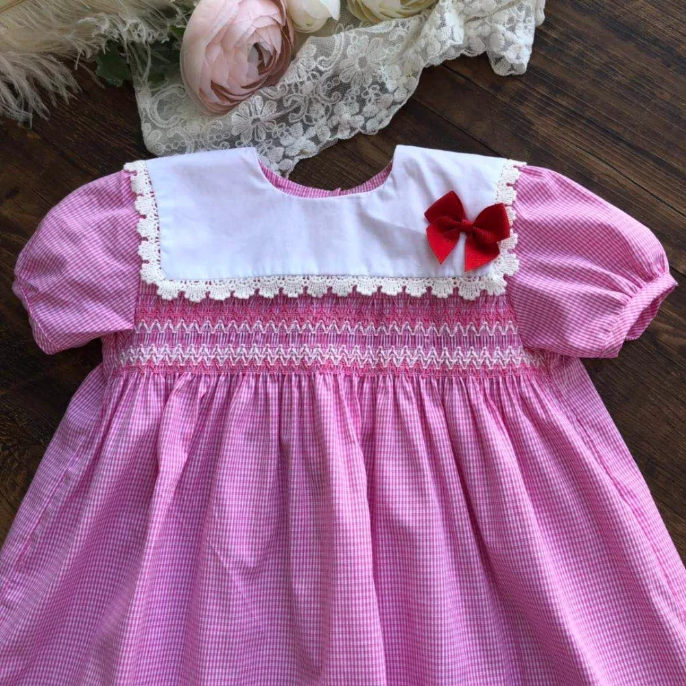 Летние От 1 до 3 лет старый для детей ясельного возраста, милое платье с бантом для девочек клетчатое платье принцессы для новорожденных со сборками на день рождения нарядные платья для свадьбы для девочек