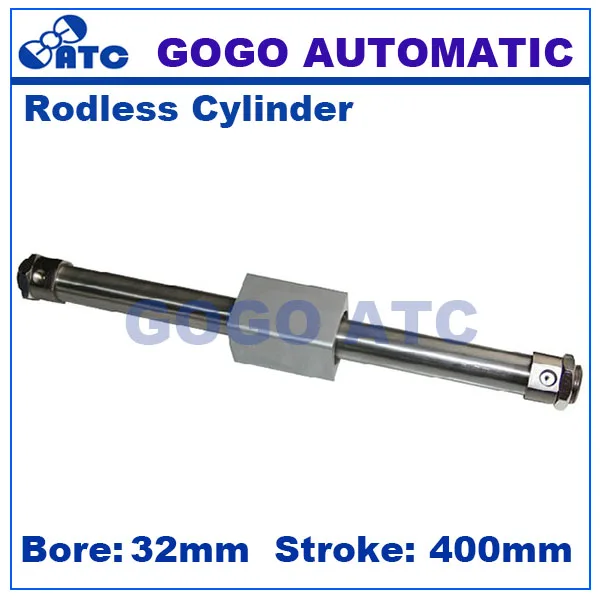 32mm Bore 400mm Stroke Aluminum Alloy Pneumatic Air Cylinder Replacement 