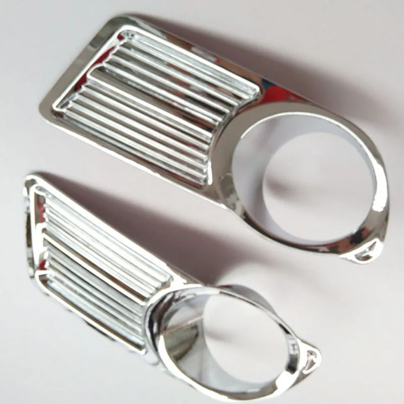 

Fit Russian For Nissan Almera G15 2012 2014 2015 Front Fog Light Lamp Cover Trim ABS Chrome car accessories Free shipping