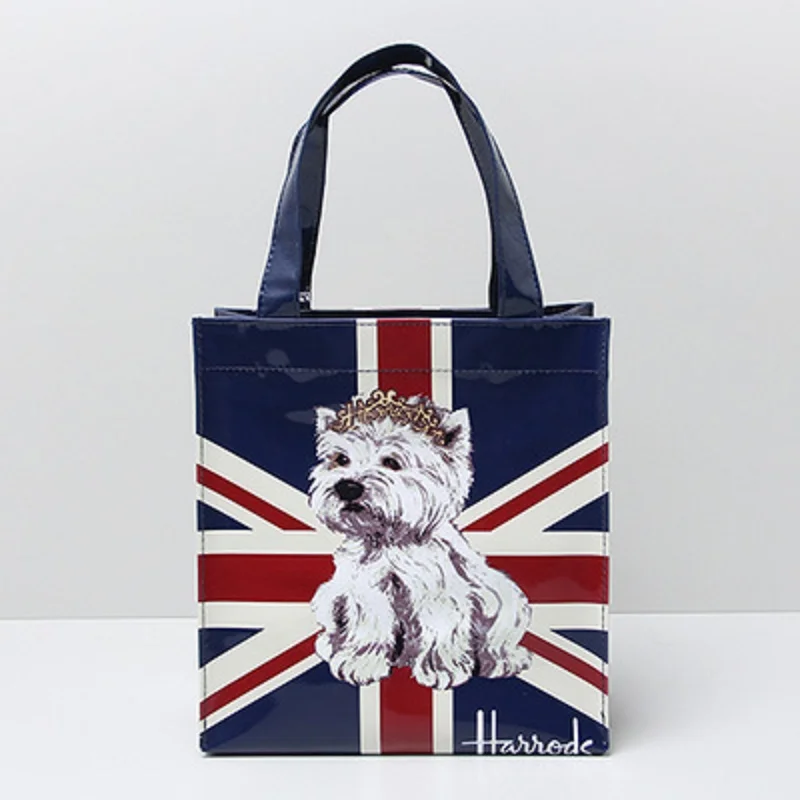 

Fashion girl 2019 new pvc printing handbag large capacity waterproof tote bag daily shopping bag
