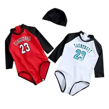 Детские купальники для девочек Дети нейлон Комбинезоны Купальники Костюм пляжные бикини, купальный костюм, пляжная одежда; детская одежда с капюшоном комплект K327