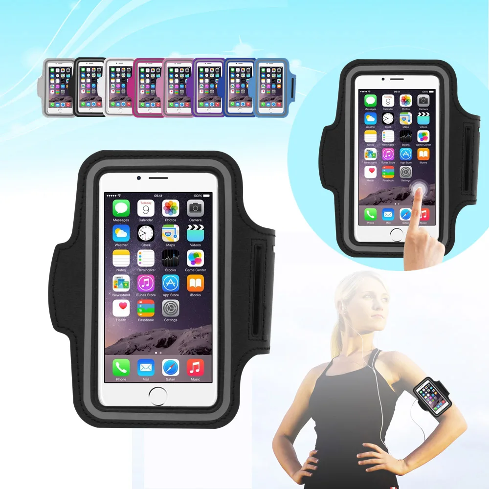 Nylon Sport Armband for running smartphone Case Waterproof 5.5 inch ...