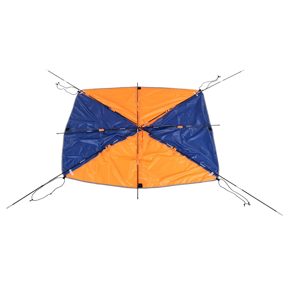 2-person Inflatable Boat Sun Shelter Awning Top Cover Fishing Tent Sun Shade for Marine Canoe Kayak Boat Dinght Accessories