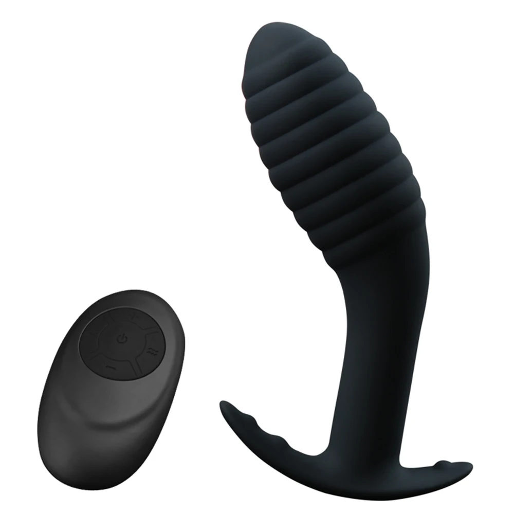 Vibrating Anal Butt Plug Adult Sex Toy For Men Prostate Massage Medical Silicone Anal Dildo Vibrator For Women Vagina Stimulator (6)