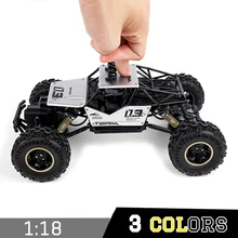 RC Car 2.4G 4CH 4WD Rock Crawlers 4×4 Driving Car Double Motors Drive Bigfoot Car Remote Control Car Model Off-Road Vehicle Toy