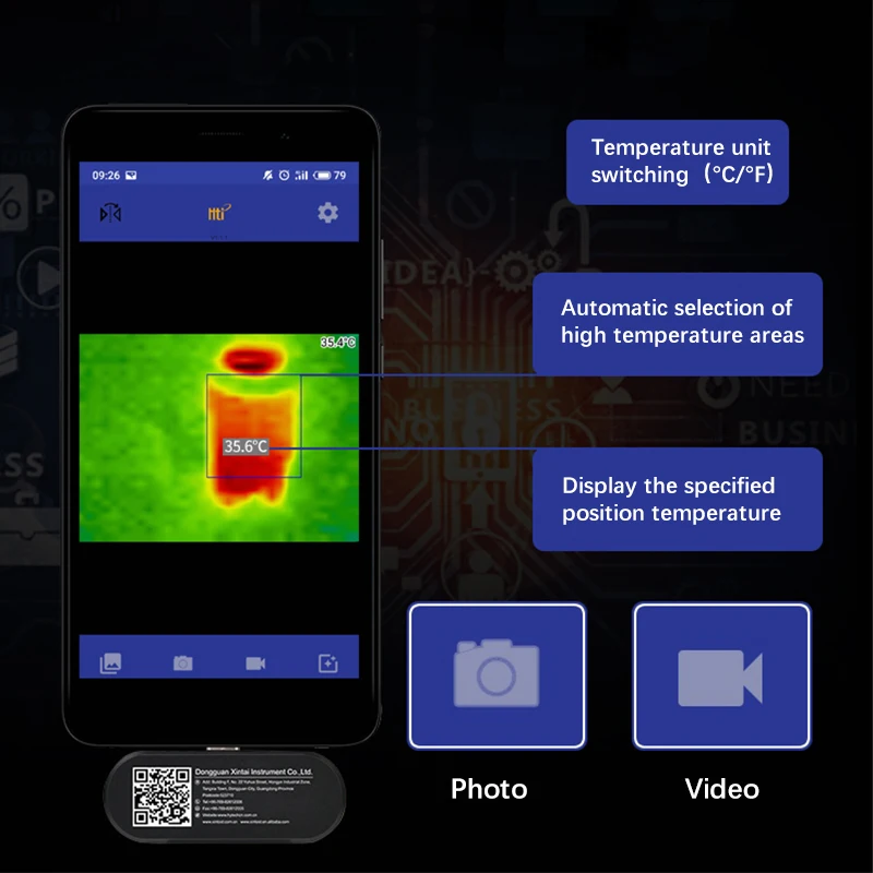 Новая тепловизионная камера инфракрасного изображения ночного видения FLIR ONE PRO Gen