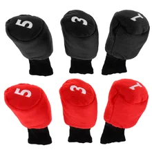 3pcs Waterproof Durable Lightweight Head Golf Cover Headcover with Big Number Tags Golf Accessories for Driver Fairway Wood Head 3pcs Waterproof Durable Lightweight Head Golf Cover Headcover with Big Number Tags Golf Accessories for Driver Fairway Wood Head