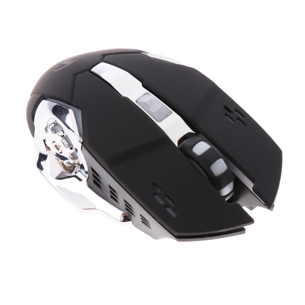Rechargeable Comfort Wireless Gaming Mouse + Mouse Pad Non Slip Mice Pad