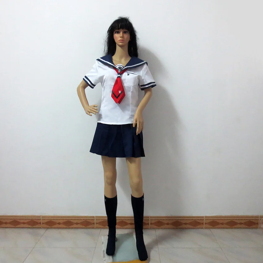 

Danganronpa Another Episode Naegi Komaru Halloween Uniform Outfit Cosplay Costume Customize Any Size