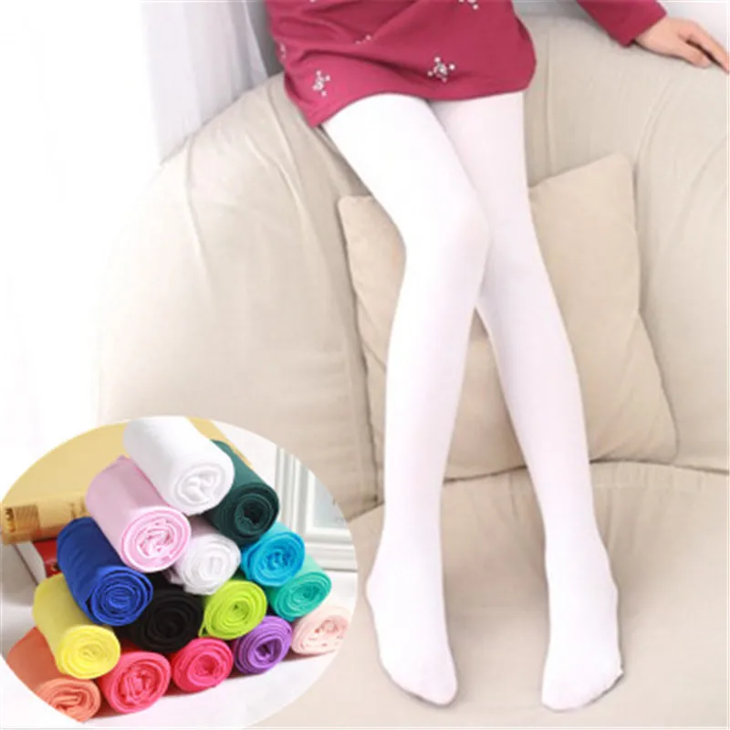 

Baby Tights Stockings Spring Summer 0-12 Years Girl Fashion Thin Pantyhose Children 19 Colors Solid Velvet Ballet Dance Tights