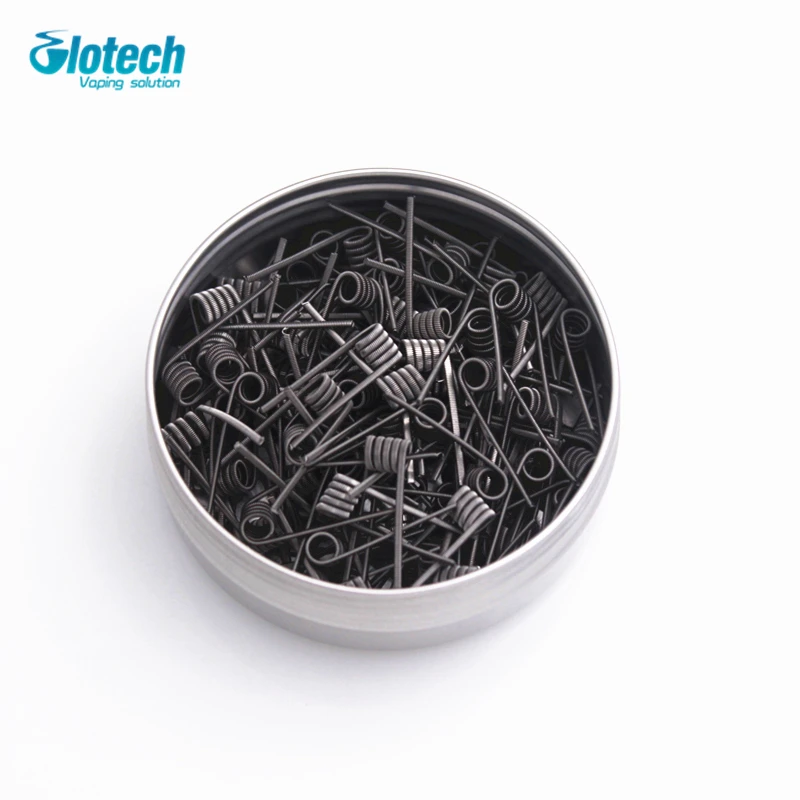 Glotech 100pcs/lot Alien Clapton premade coils prebuilt coil for DIY vaporizer RDA RBA atomizer Glotech 100pcs/lot Alien Clapton premade coils prebuilt coil for DIY vaporizer RDA RBA atomizer