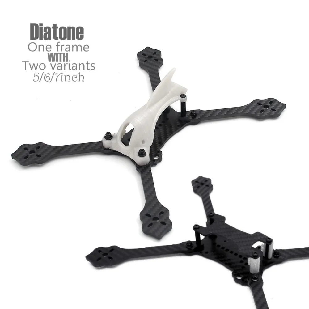 Diatone 5 дюймов 233 мм 6 260 7 285 HX рамка 3D печать навес квадрокоптера|Детали и аксессуары|