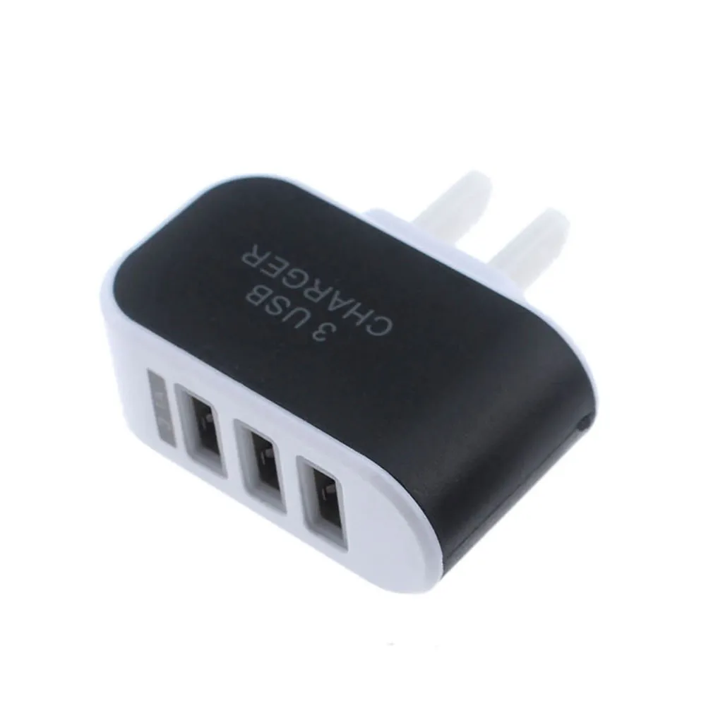 3.1A тройной USB порт стены дома высокого качества Заводские продажи высокая эффективность зарядное устройство переменного тока для путешествий адаптер для samsung ЕС вилка BK 57