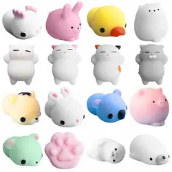 Оптовая и розничная продажа; Симпатичные Моти Squishy Cat squeeze Исцеление дети весело Kawaii Игрушка снятие стресса Декор дети Игрушечные лошадки