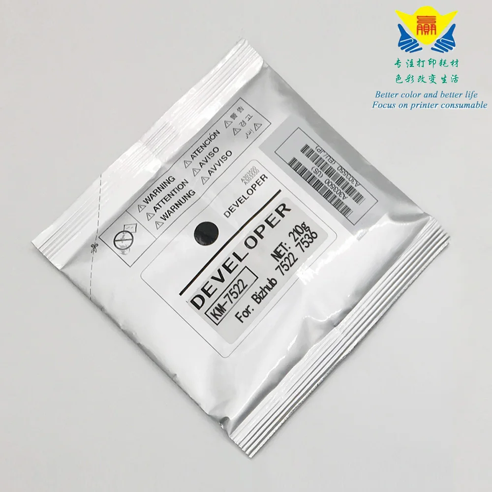 JIANYINGCHEN Compatible Black Developer powder for Konicas Minolta Bizhub 227 287 367 7522 7536 7528 laser printer 210g per bag |