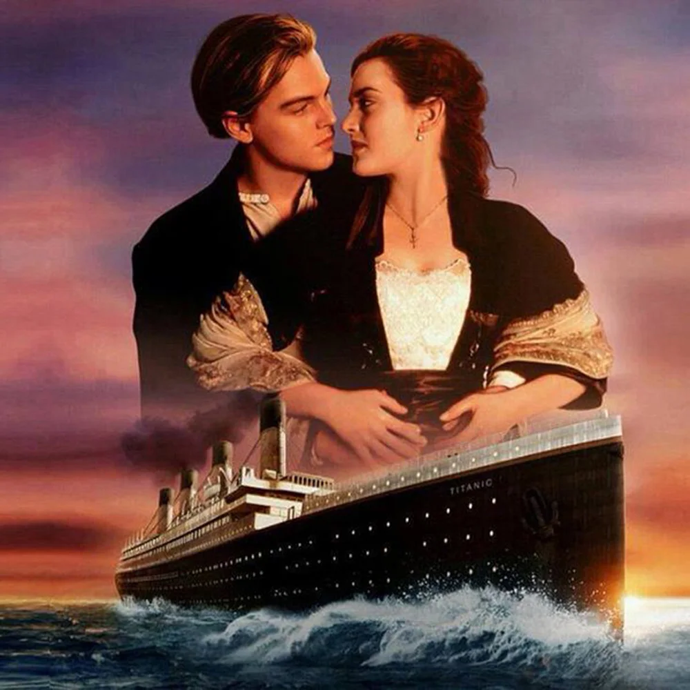 

5D DIY Full Square/round Diamond Painting Titanic Embroidery Cross Stitch Rhinestone Mosaic Home Decor