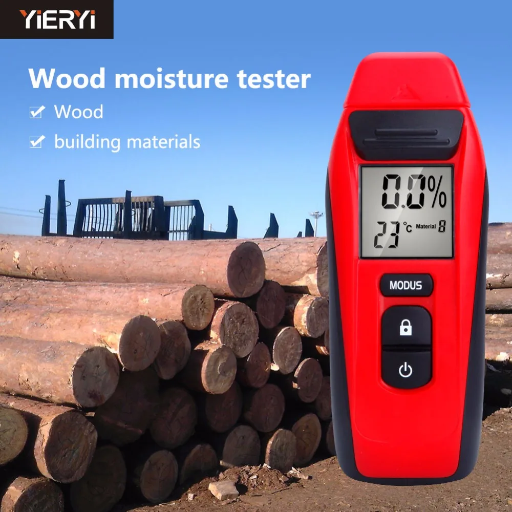 yieryi Moisture Sensor LCD Display Digital Humidity 0.5 Accuracy