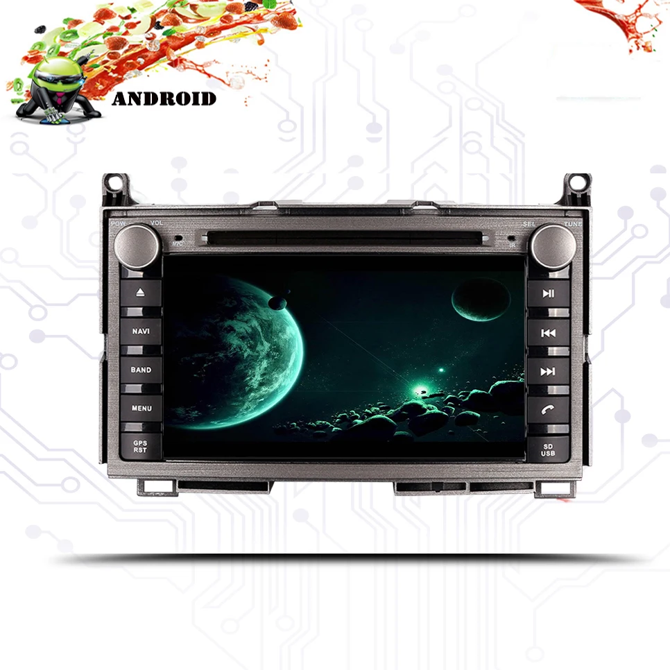 Discount HD 1024*600 HD Android 9.0 Car GPS Navigation System for TOYOTA Venza 2008- 2012 Car Stereo DVD Player Rear View Camera cassette 2