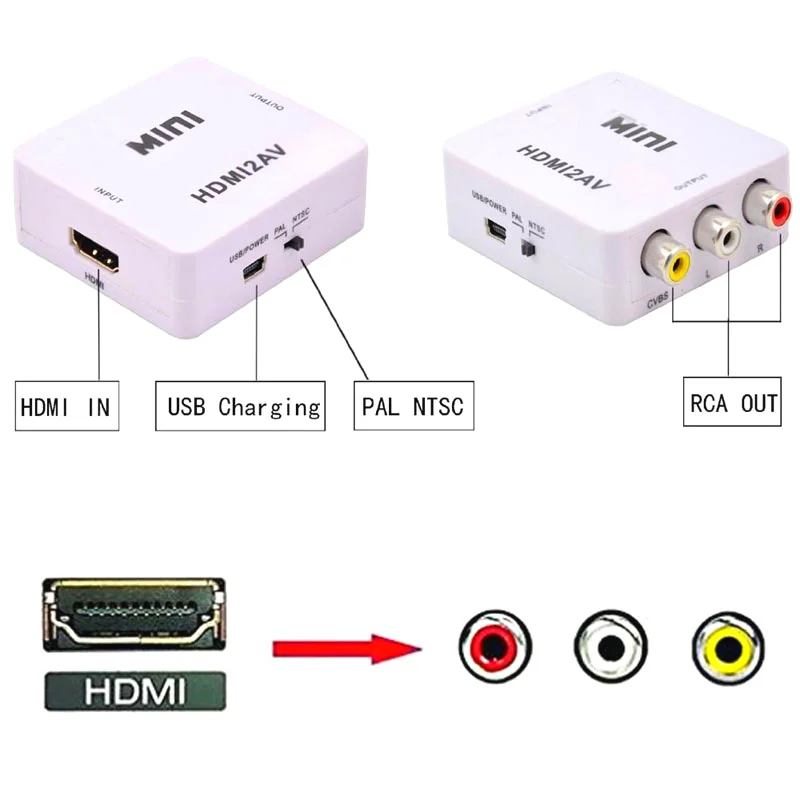 hdmi to av converter