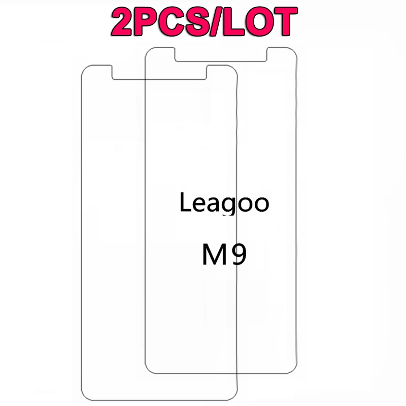 

2PCS/Lot Leagoo M9 Tempered Glass 5.5" 9H Premium Scratch proof Protective Screen Protector Film For Leagoo M9 Mobile Phone Film