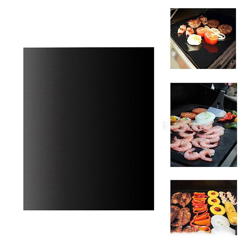 

1pcs Reusable Non-stick Surface BBQ Grill Mat Baking Sheet Plate Easy Clean Grilling Pad Picnic Camping Tools