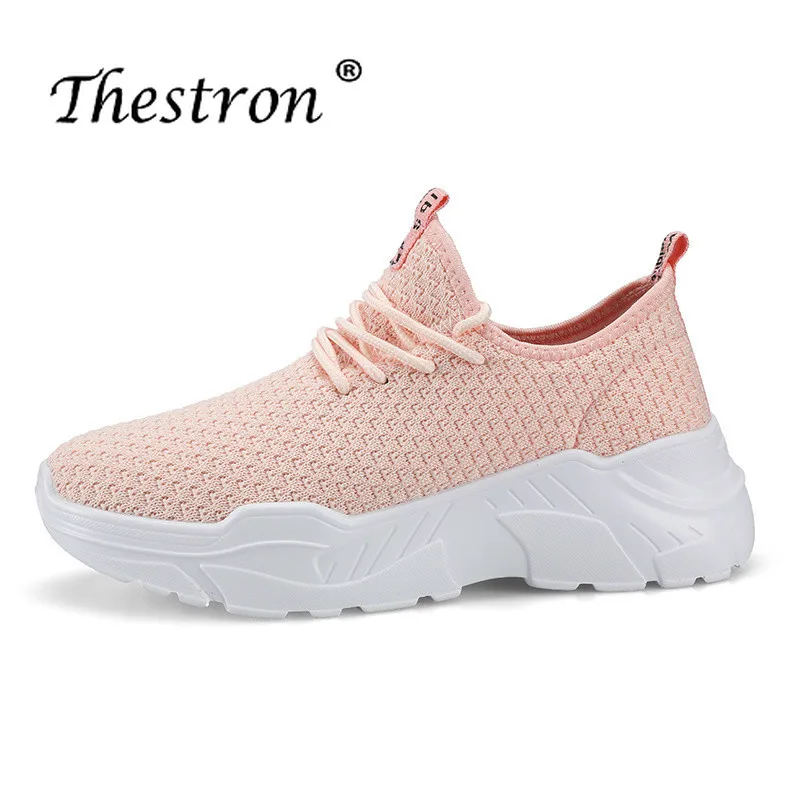 

2019 Thestron Ladies Running Shoes Athletic Fly Wire Summer Female Luxury Brand Running Shoe for Women New Cool Sneakers Women