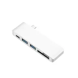 Ловкий Алюминий USB c концентратор Multi-Порты и разъёмы адаптер HDMI Выход для MacBook для google для Chromebook 28s7906 Перевозка груза падения