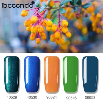 

5 pcs/lot Gel Nail Polish 10ML Pure Color Series UV&LED Lamp Gel Varnishes Design Of Nail Art Top Gel Lacquer Manicure Set